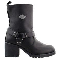Harley-Davidson 여성용 Howell 17.1cm(6.75인치) 블랙 방수 오토바이 부츠 D84665 \"Blk 7\"- 하네스\", 11