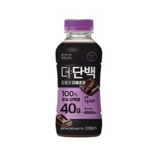 빙그레 더단백 드링크 더블초코, 350ml, 4개