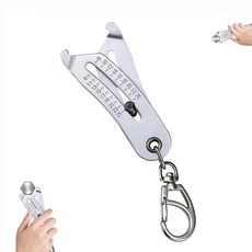 루이 휴대용 나사산 측정기 인치 미터법 겸용 정밀 볼트 게이지, 1개