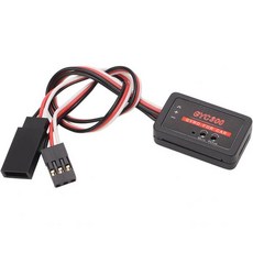 GYC300 미니 자이로스코프 RC 카 모듈 검은색 플라스틱 일회 통과 증폭 감도 조절 보트, GYC300 미니 자이로스코프 RC 카 모듈 검은색 플