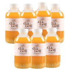 한양전통 집에서 만든 그맛 그대로 얼음동동호박 수제식혜, 7개, 500ml