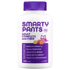 SMARTYPANTS vitamins 成人複合維他命+Omega 3軟糖, 1個, 180 件