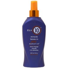It's a 10 Haircare Miracle Leave-In Plus 케라틴 스프레이 273.6ml10액량 온스 35.6ml10액량 4팩 [호환]