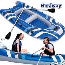 베스트웨이 BW_65062 하이드로포스 에어보트 255cm RAFT X2 노 펌프 수리패치 세트, BW 65062 세트