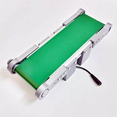 가변속 데스크형 컨베이어 벨트 실험용 DIY 교육용 미니 이송기 2_속도조절가능길이40cm밴드폭8cm, 1개