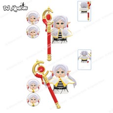 장송의 프리렌 피규어 블록 일본 애니메이션 빌딩 미니 액션 피겨 모델, 옵션1