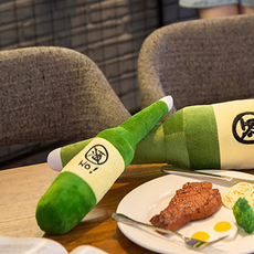 소주병 쿠션 선물, 소주 금주쿠션