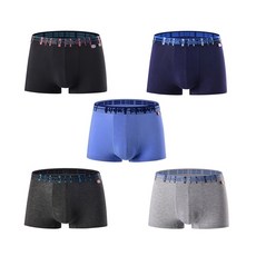 LUCKY CROWN 莫代爾青年平角內褲 5入組