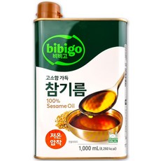 코스트코 비비고 고소함 가득 저온압착 100% 참기름 1000ml, 단품, 단품
