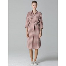 르오트 데일리 워셔블 벨티드 셔츠형 원피스P371134322 184592