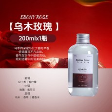 溫佩茲無火香薰補充液，酒店香氛大容量補充裝，家用空氣清新香水，持久清新，多種香型選擇, 1個, 烏木玫瑰【優雅玫瑰香】200ML