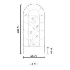 화단 울타리 오벨리스크 지주대 지지대 프레임 76x44CM 넝쿨, B. 오래된 화이트 0, 1개