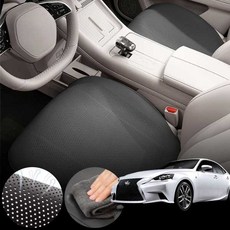 렉서스 (14-15) IS250 차량용 초슬림 통풍 시트 커버 블랙 2개 세트