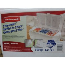 Rubbermaid 7日冰箱 海洋系列 150夸脫 / 141.9公升, 1個