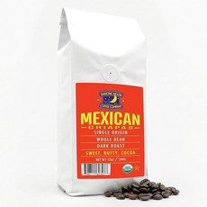 Dancing Moon 다크 로스트 멕시코 치아파스 유기농 원두 커피 (1팩), 12, 12 Ounce (Pack of 1), 340g, 1