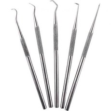 JC 퍼포먼스 5개입 솔리드 스테인리스 프로브 픽 에어컨 O링 압축 피팅 가스켓 제거 도구 2349803, JC 퍼포먼스 5개입 솔리드 스테인리스 프로브 픽 에어