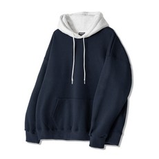 언더오프 피치스킨 에센셜 컬러 배색 기모 후디 382057