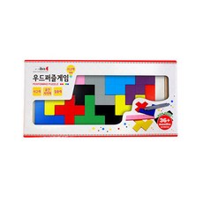 아이비스 우드 퍼즐 게임 세트 SP10491, 혼합색상, 1개