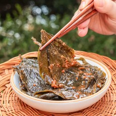 된장 콩잎장아찌 연한 삭힌콩잎 순창 장담아, 1개, 500g