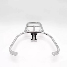 실버 탑박스 베스파 리어 접이식 부품 LX125 캐리어, K. 은색 플랫 선반