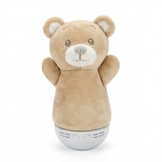 비비노리 오뚝이 수면등 아기 신생아 자장가 백색소음 인형 수면램프 출산선물 수유등 [토끼/유니콘/곰돌이/강아지], 1개, 곰돌이(브라운)