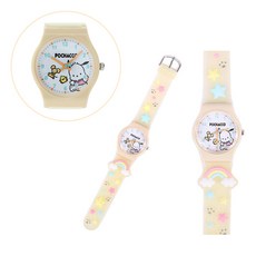 일본 정품 포차코 산리오 어린이 초등 손목시계