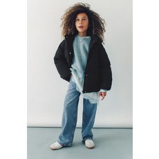 [국내배송] 자라 ZARA 후드 패딩 점퍼 - 블랙 937947