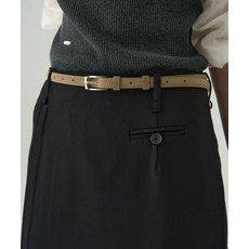매장정품 DRAW FIT 드로우핏 DRAWFIT WOMEN 리네르 슬림 카우 레더 벨트 [BEIGE SUEDE] DFWMAC5301BESD 1888890
