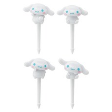 시나모롤 간식꽂이 데코픽 과일픽 도시락픽 세트, 1세트, 4개