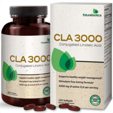 공액 리놀레산 영양제 CLA 3000MG 고함량 고용량 120정 2개월분 고함량 해외직구 Futurebiotic, 1개