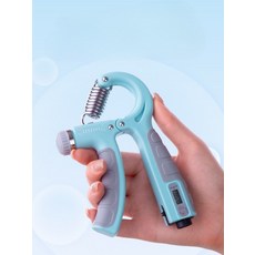 손가락 손목 근력 강화 악력기 팔 훈련 운동기구 남성용, 1개, 6_그린기계식카운트99