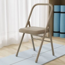 필라테스 의자 요가 체어 학원 기구 리포머 바렐, 1개, 베이지색 후면 이중 빔