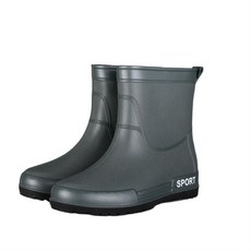 따봉오빠 3cm 남성 미들 패션 레인부츠 장화 장마 작업화 낚시 신발 YY5070