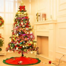 聖誕樹套餐加密樹枝 1.2米1.5米1.8米聖誕樹佈置 聖誕裝飾 聖誕禮物聖誕節【台灣現貨 3日内達 可開發票】, 1.5米聖誕樹套餐+樹盒+鐵脚(台灣現貨