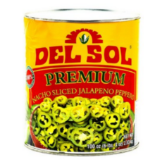 할라피뇨 슬라이스 2.8KG 델솔, 1개