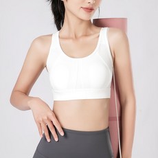 아르앤유 여성 고탄력 요가 런닝 메쉬 스포츠 브라