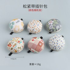 和風手腕針包 - DIY手工拼布縫紉工具 隨機出貨, 和風手腕針包-不挑色, 1個
