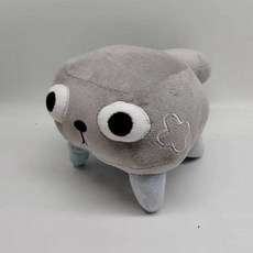 WORLD ROBLOX 댄디의 모음 세계 봉제인형 솜인형, 1개, K. 회색 물고기 15cm 110g