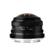 7artisans 렌즈 어안 F2.8, 4mm F2.8, 공식 표준 패키지, 마크로 4/3 시스템 인터페이스