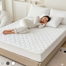 더베드 누빔 매트리스 침대 커버