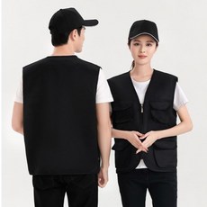 사계절 베스트 작업복 봄 가을 겨울 현장 건설 안전 조끼, 작업조끼 그레이XL[NF184]