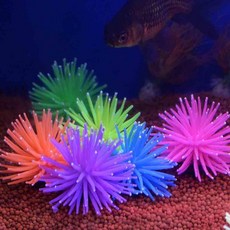 수족관 말미잘 실리콘 물고기 탱크 산호 식물 수생 물 장식 어항 인테리어, 1개