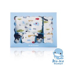 酷咕鴨 動物派對成長型懶人包巾禮盒，親膚透氣，多功能用途，送禮自用最佳選擇