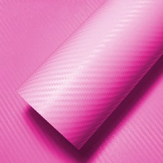 CARLIKE 자동차 4D 카본 랩핑 자동차 실내 오토바이 시트지 필름, 4D리얼카본 핑크[152cmx10cm], 1개