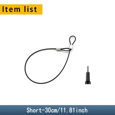 호환GoPro 13/Insta360 X5/SJCAM/AKASO/DJI OSMO용 스테인레스 스틸 분실 방지 안전 끈 - 익스트림 스포츠, 01 1 PCS, 01 China Mainland, 01 30cm - 11. 81inch