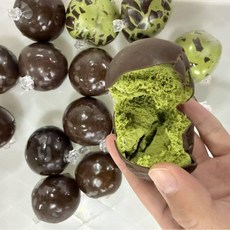 kururu 왁뿌볼 스트레스볼 말랑이 수제슬라임, 투명 보호 케이스 포함, 1개, 말차