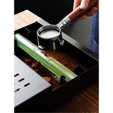 서랍형 넉박스 블랙 카페 찌꺼기 커피 원두털기 슬러지 받침대, B. 화이트 (알루미늄), 1개