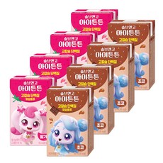 캐치티니핑 솔브앤고 딸기맛 4개+초코맛 4개, 150ml, 8개
