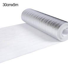 라디에이터 반사 필름 벽 단열 반사 알루미늄 호일 단열 필름 PET 알루미늄 처리 필름 1 롤, 02 10m, 30cm