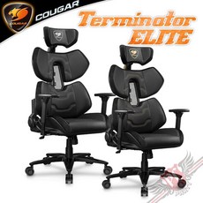 美洲獅 COUGAR TERMINATOR ELITE 人體工學龍骨椅, 目前只有黑金色